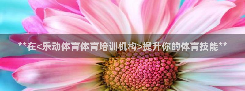 极悦平台注册官网：**在<乐动体育体育培训机构>提升