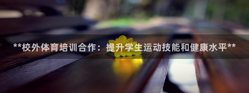 极悦平台决7O777：**校外体育培训合作：提升学生