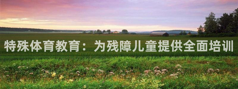 极悦平台布7O777：特殊体育教育：为残障儿童提供全