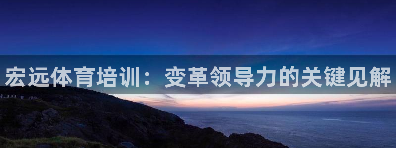 极悦平台的注册流程及注意事项：宏远体育培训：变革领导