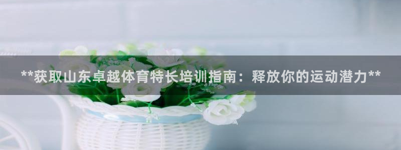 极悦平台官方网址查询：**获取山东卓越体育特长培训指