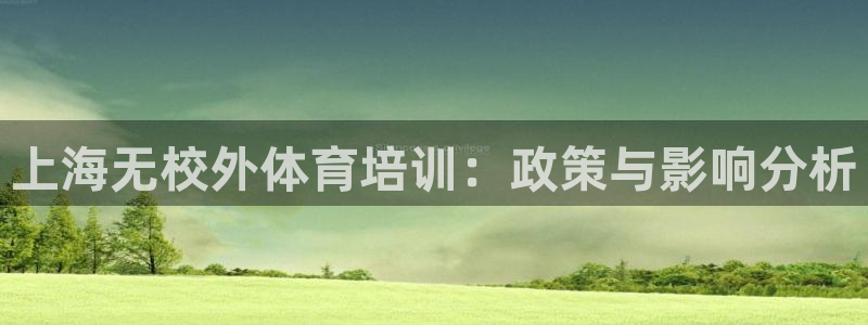 极悦平台是干嘛的软件：上海无校外体育培训：政策与影响