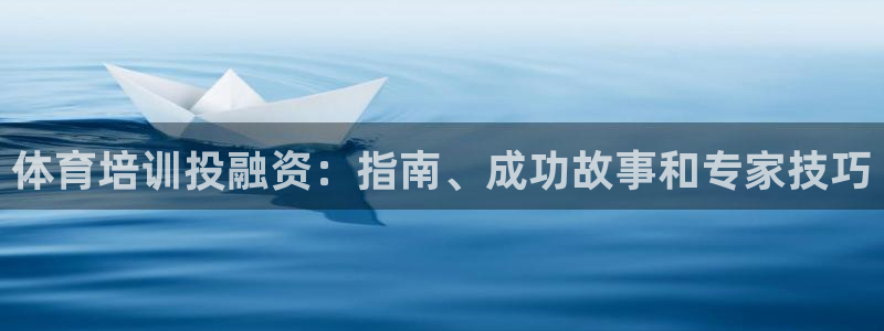 极悦官网首页登录入口网站：体育培训投融资：指南、成功