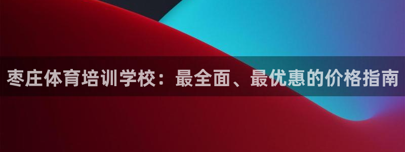 极悦平台代理：枣庄体育培训学校：最全面、最优惠的价格