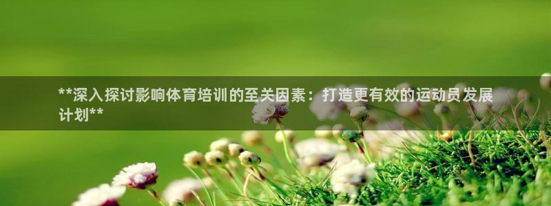 极悦娱乐代理怎么样：**深入探讨影响体育培训的至关因素：打造