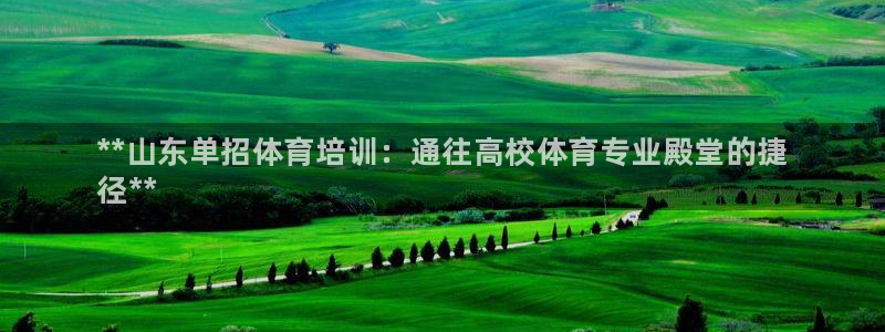 极悦官网的登录方法有哪些：**山东单招体育培训：通往高校体育